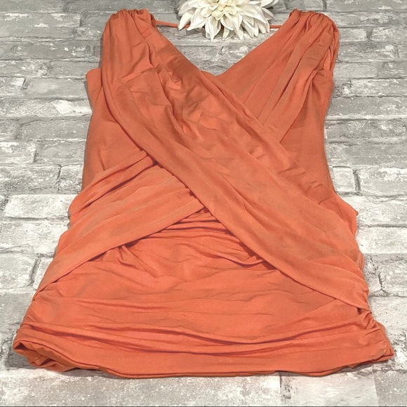 SOLD | 🔥SALE🔥 BCBGMaxAzria Alondra Melon Bodycon Mini Dress - Picture 12 of 16
